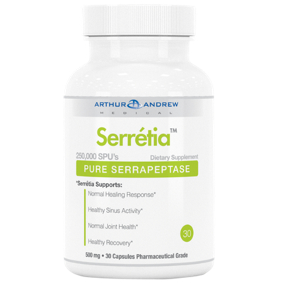 Arthur Andrew Medical Serretia Pure Serrapeptase 500 MG (30 Capsules