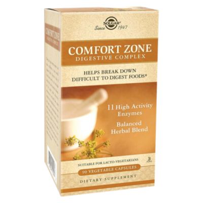 Comfort Zone Digestive Complex 11 High Activity Enzymes (90 Vegetarian Capsules) 