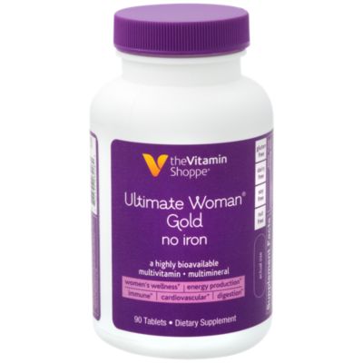Ultimate Woman Gold No Iron Multivitamin (90 Tablets) by The Vitamin Shoppe