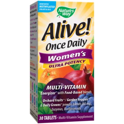 Alive Once Daily Women's Multivitamin Ultra Potency (30 Tablets) 