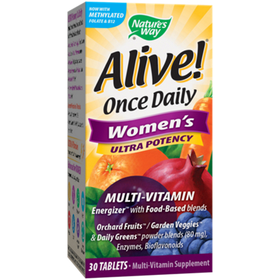 Alive Once Daily Women's Multivitamin Ultra Potency (30 Tablets) 