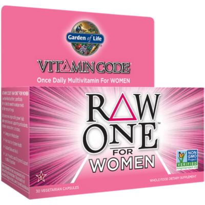 Vitamin Code Raw Whole Food Multivitamin for Women Once Daily (30 Vegetarian Capsules) 