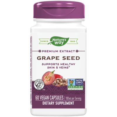 Grape Seed Extract (Standardized) Antioxidant (60 Vegetarian Capsules) 