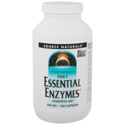 Daily Essential Enzymes Digestive Aid 500 MG (360 Capsules) 