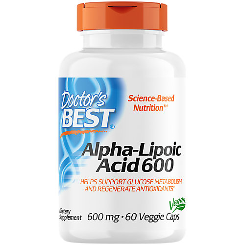 AlphaLipoc Acid 600 Vegan 600 MG (60 Vegetarian Capsules) 
