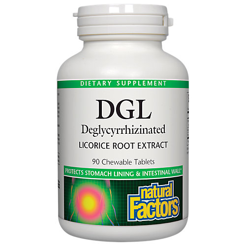 DGL Deglycyrrhizinated Licorice Root Extract (90 Chewable Tablets) 