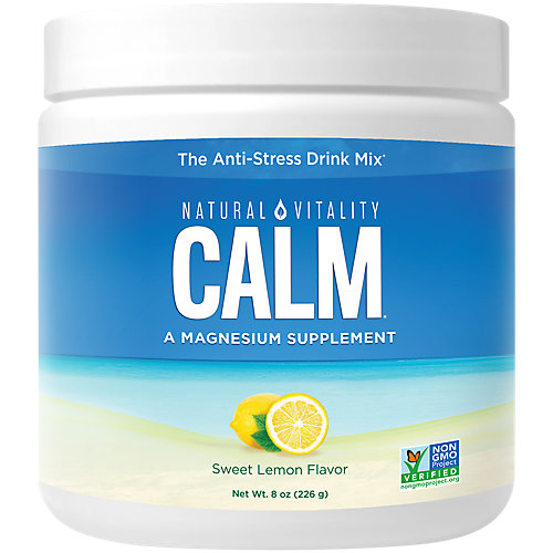 Natural Calm Magnesium Powder Lemon (56 Servings) 