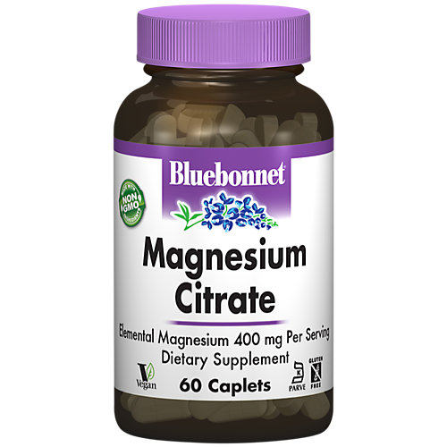 Magnesium Citrate Elemental Magnesium 400 MG (60 Caplets) 