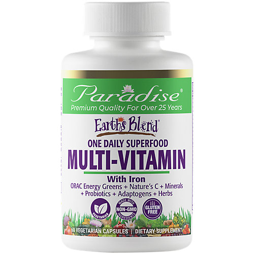 Earth's Blend One Daily Superfood Multivitamin (60 Vegetarian Capsules) 