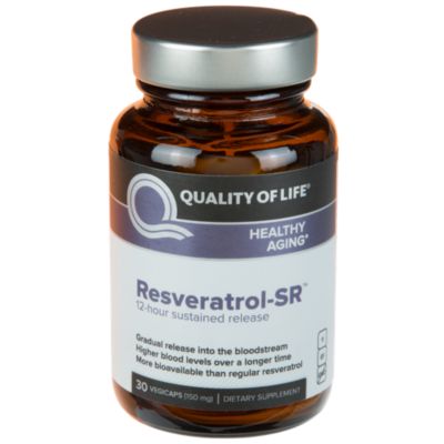 ResveratrolSR 12 Hour Sustained Release 150 MG (30 Vegetarian Capsules) 