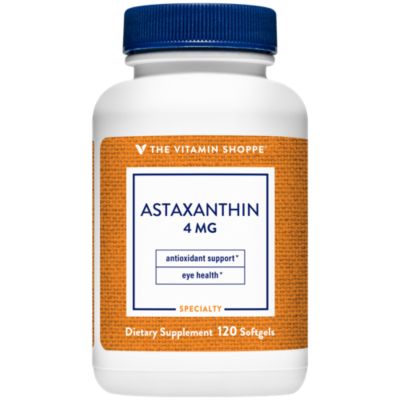 Astaxanthin (Solasta™) Branded Ingredient 4mg Antioxidant From MicroAlgae That Supports Brain Heart Health and Skin for Healthy Aging (120 Softgels) by The Vita 