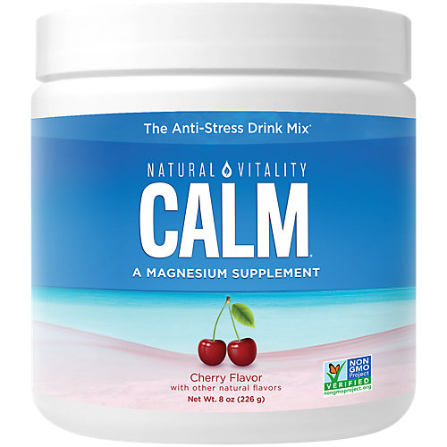 Natural Calm Magnesium Powder Cherry (56 Servings) 