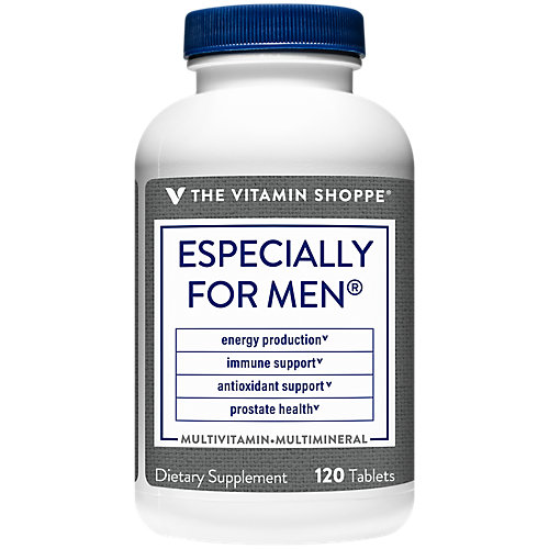 The Vitamin Shoppe Especially For Men Multivitamin, Nutrient's Herbs for Men's Wellness, Antioxidant That Supports Energy Production, Immunity Prostate Health ( 
