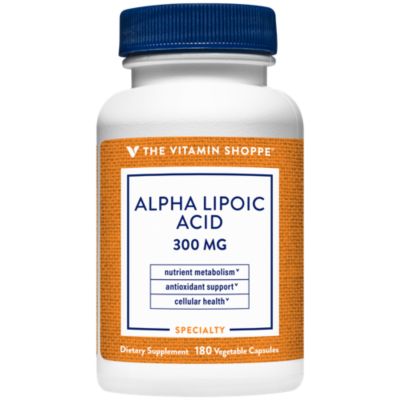 Alpha Lipoic Acid 300mg, Natural Antioxidant Formula to Support Glucose Metabolism Promotes Healthy Blood Sugar, ALA Fights Free Radicals, Gluten Dairy Free (18 