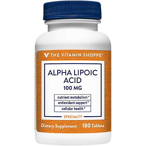 Alpha Lipoic Acid 100mg, Natural Antioxidant Formula to Support Glucose Metabolism Promotes Healthy Blood Sugar, ALA Fights Free Radicals, Gluten Dairy Free (18 