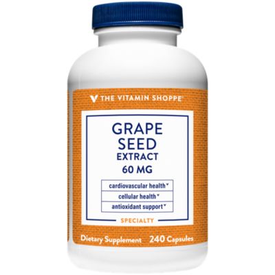 The Vitamin Shoppe Grape Seed Extract 60MG (240 Capsules) 