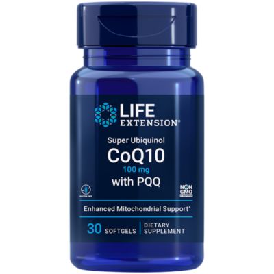 Super Ubiquinol CoQ10 with PQQ 100 MG (30 Softgels) 