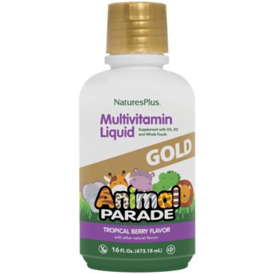 Animal Parade Gold Liquid Multivitamin for Kid's Berry (16 Fluid Ounces) 