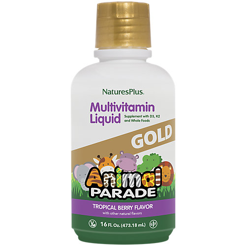 Animal Parade Gold Liquid Multivitamin for Kid's Berry (16 Fluid Ounces) 