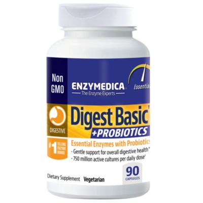 Digest Basic Essential Digestive Enzyme + Probiotics (90 Capsules) 