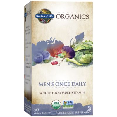 mykind Organics Whole Food Multivitamin for Men Once Daily (60 Vegan Tablets) 