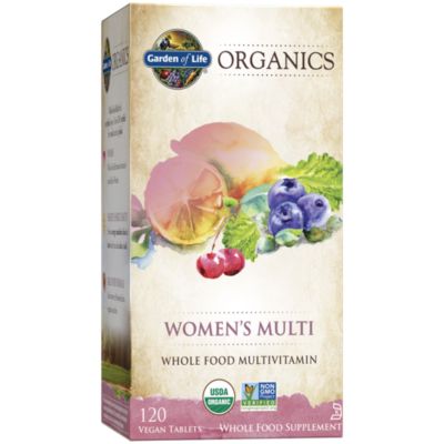 mykind Organics Whole Food Multivitamin for Women (120 Vegan Tablets) 