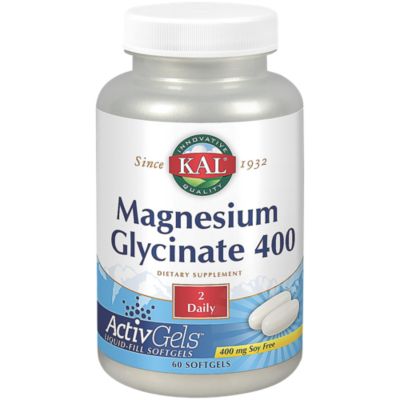 Magnesium Glycinate 400 MG (60 Softgels) 