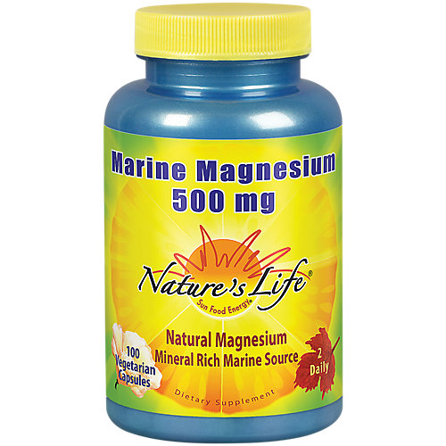 Marine Magnesium 500 MG (100 Vegetarian Capsules) 
