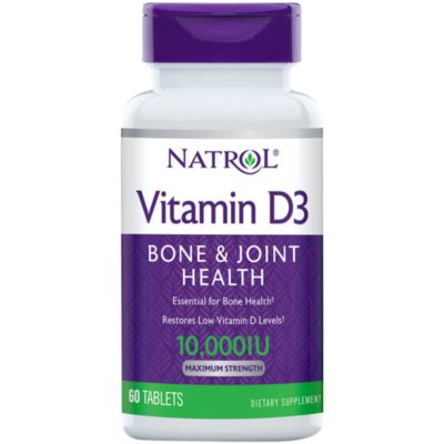 Vitamin D3 Maximum Strength 10,000 IU (60 Tablets) 