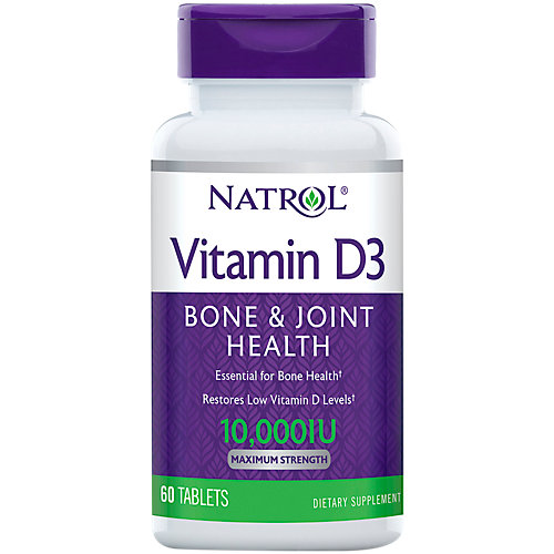 Vitamin D3 Maximum Strength 10,000 IU (60 Tablets) 