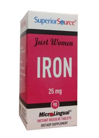 Iron for Women 25 MG (90 Dissolving Tablets) 