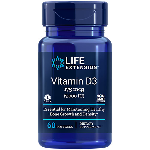 Vitamin D3 7,000 IU (60 Softgels) 