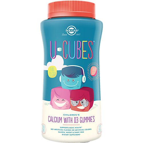 Children's Calcium with Vitamin D3 UCubes Gummies (120 Gummies) 