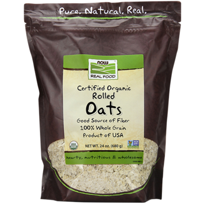 Now Foods Organic Rolled Oats 1 Bag