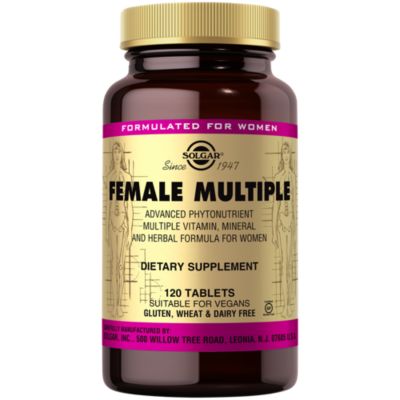 Female Multiple Multivitamin, Mineral Herbal Formula for Men (120 Tablets) 