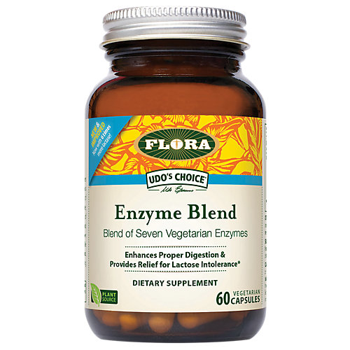 Udo's Choice Enzyme Blend 7 Blend Vegetarian Enzymes (60 Vegetarian Capsules) 