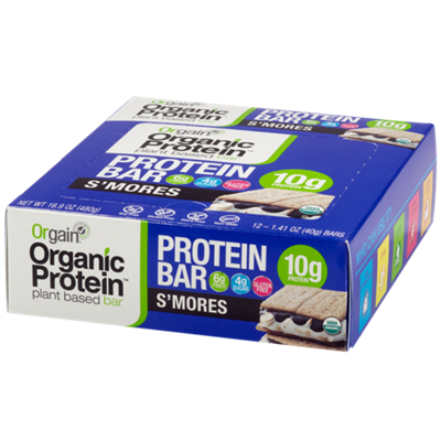 851770006378 UPC Orgain Organic Protein Bar, S'mores, 12 Count UPC