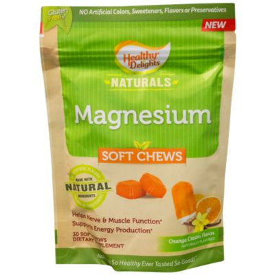 Magnesium Soft Chews 100 MG Orange Cream (30 Soft Chews) 