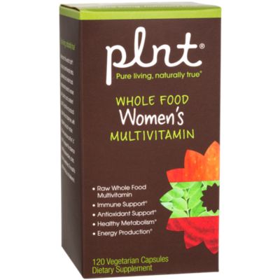plnt Women's Whole Food Multi Provides Immune, Antioxidant Support with Healthy Metabolism Energy Production, Raw Whole Food Multivitamin (120 Veggie Capsules) 