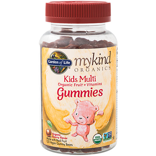mykind Organics Kids Multivitamin Organic Cherry (120 Vegan Gummies) 