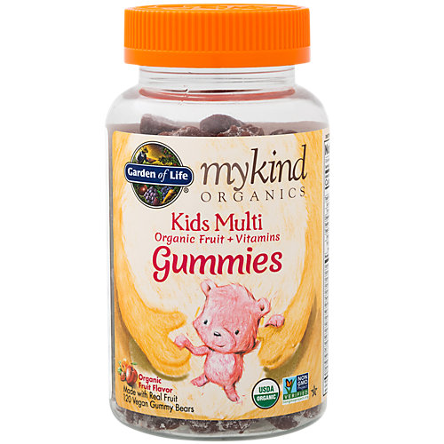 mykind Organics Kids Multivitamin Organic Fruit (120 Vegan Gummies) 