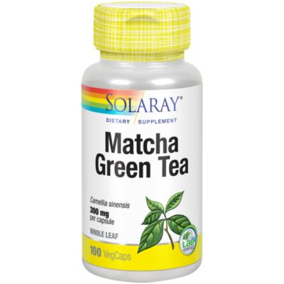 Organically Grown Matcha Green Tea 300 MG (100 Vegetable Capsules) 