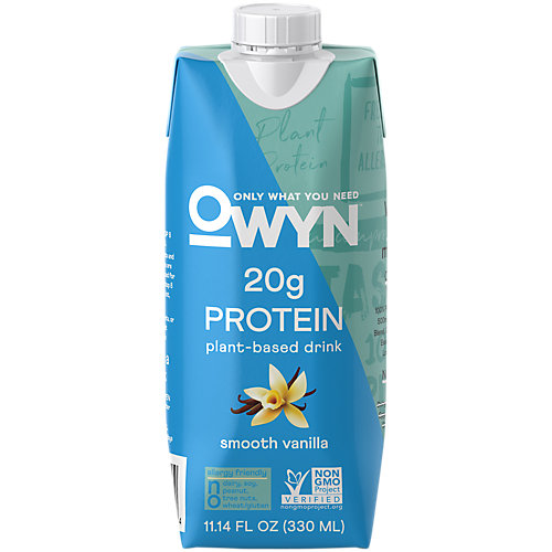 Owyn PlantBased Protein Shake Smooth Vanilla (4 Drinks) 