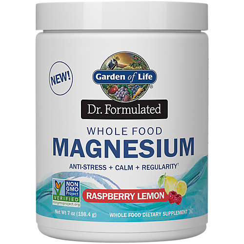 Dr. Formulated Whole Food Magnesium Powder Raspberry Lemon (50 Servings) 