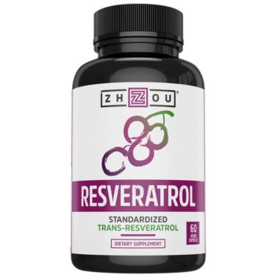 Resveratrol Standardized TransResveratrol (60 Vegetarian Capsules) 
