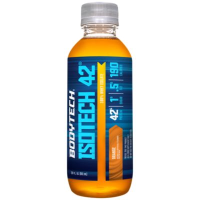 Isotech 42 100 Whey Isolate Protein Drink Orange (12 Drinks) 