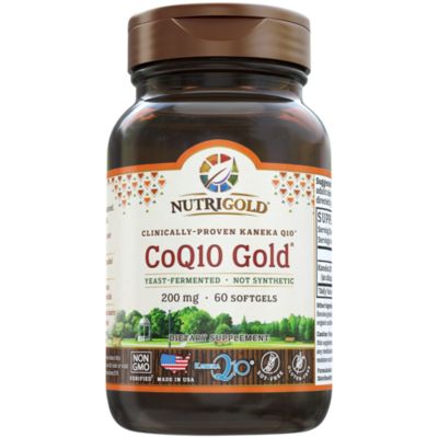 CoQ10 Gold Clinically Proven Kaneka Q10 200 MG (60 Softgels) 
