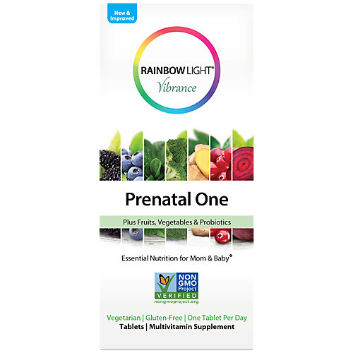 Prenatal One Multivitamin with Probiotics Essential Nutrients for Mom Baby (30 Tablets) 