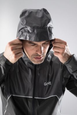 gore men's r7 gtx shakedry trail hooded jacket