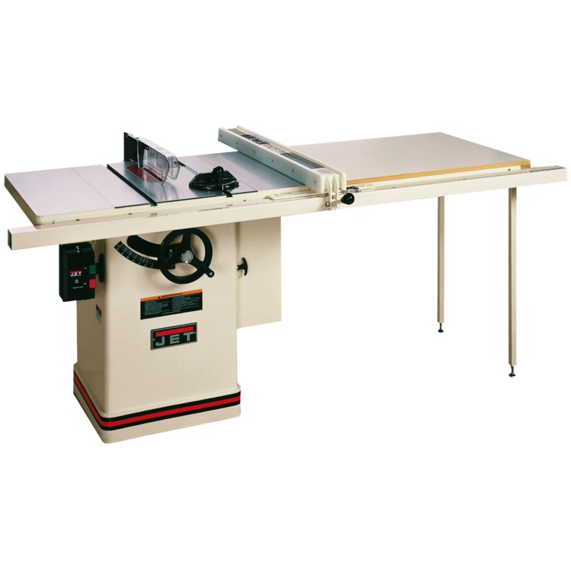 Left tilt clearance table saw